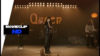 Bohemian Rhapsody 2018  Primera Gira de Queen  Escena quotFat Bottomed Girlsquot  MovieClip Latino HD [upl. by Filip]