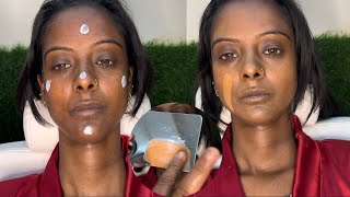 Simple amp Easy Makeup Tutorial For Dusky Dark Skin  Makeup Tutorial  Sona Makeover [upl. by Tsenrae]