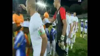 lhymne algerienne algerie vs cote divoire [upl. by Nashom]