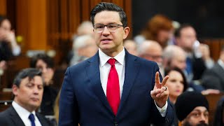 quotYes or noquot  Poilievre grills Trudeau on foreign interference in Canada [upl. by Yhtorod]