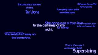 Lions  Girl from the North Country Lyric video [upl. by Vere]