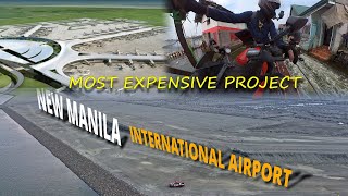 BIGGEST AIRPORT IN THE PHILIPPINES  New Manila International Airport  SMC Project sa Bulacan [upl. by Nahguav]