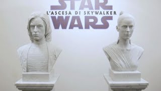 A Roma quotStar Wars Heroesquot con le sculture di Rey e Kylo Ren [upl. by Neema]