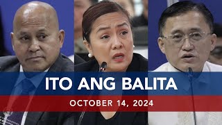 UNTV Ito Ang Balita  October 14 2024 [upl. by Maltz198]