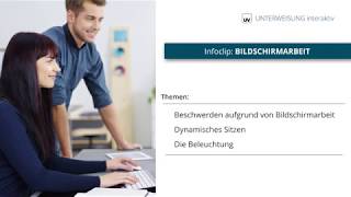 Bildschirmarbeit  Ihr Arbeitsplatz  Unterweisung interaktiv  Universum Verlag GmbH [upl. by Eeima]