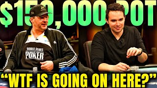 Phil Hellmuth Is On MEGA TILT After These Monster Pots [upl. by Androw]