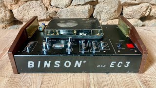 Binson Echorec 3 vintage analog disc echo [upl. by Parsaye528]