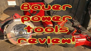 20v Bauer Power Tools from Harbor Freight Review [upl. by Xeno]