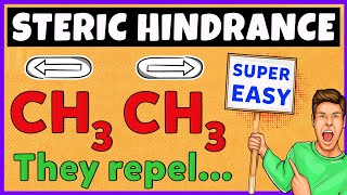 Steric Hindrance  Organic Chemistry [upl. by Wendeline231]