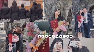 Japanese High School Graduation 🎌  Japan vlog [upl. by Assyl]