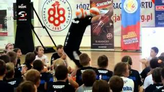 Marcin Gortat Camp 2013 w Łodzi [upl. by Ayihsa]