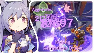 Abyss 44 1232 Aeonblight Drake 16s Keqing  Genshin Impact [upl. by Auric]