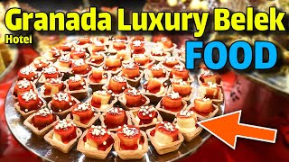 Granada Luxury Belek FOOD  WALKING TOUR  Granada hotel antalya [upl. by Humphrey]