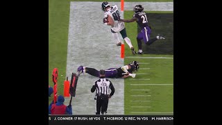 Dallas Goedert catches for a 17yard Touchdown vs Baltimore Ravens [upl. by Neleag]