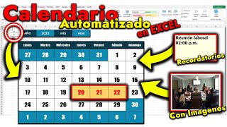 Organiza tus días  Como crear un calendario Mensual Perpetuo en Excel que resalte días festivos [upl. by Neltiac]