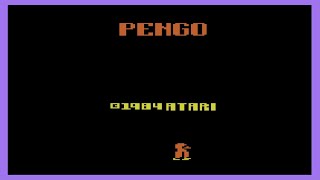 Pengo Atari 2600 Gameplay [upl. by Monro668]