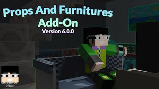 Props And Furnitures Addon Version 600 Showcase  Minecraft Bedrock [upl. by Behka629]