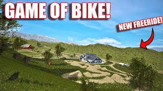 GAME OF BIKE ON NEW BEST FREERIDE PLAYGROUND IN MX BIKES JON RAGES [upl. by Mckeon]