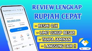 Review Rupiah Cepat  Pinjaman Online Rupiah Cepat Limit Besar Tenor Panjang Mudah Di Acc [upl. by Haliled]