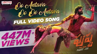 Oo Antava MawaOo Oo Antava Video Song Telugu  Pushpa Songs  Allu Arjun DSP Sukumar Samantha [upl. by Irmo]