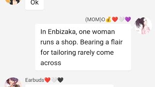 Mha Texting Story Tailor of Enbizaka quotlyric prankquot [upl. by Bullough30]