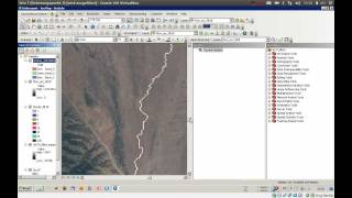 using SRTM data for hydrologic calculations in ArcGIS part 1 [upl. by Uird]