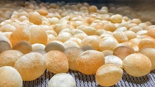 Most Hygienic Panipuri Making of India😱😱 हर दिन 65 लाख से ज़्यादा पानीपूरी बनती हैं यहाँ😳😳 Surat [upl. by Annaeg]