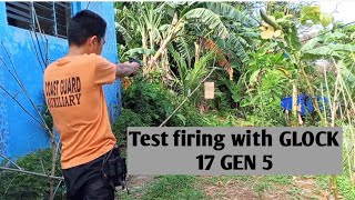 Test firing of Glock 17 Gen 5 [upl. by Udall917]