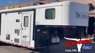 2017 Bison 7309 3Horse Trailer [upl. by Yecal]