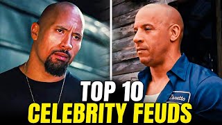 Top 10 Celebrity Feuds That Shocked the World From Backup Dancers to Bitter Rivalries [upl. by Jeannie]