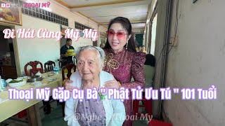 Thoại Mỹ Nói Lý Do Hay Bị Liệu Trên Livestream  Gặp Cụ Bà quotPhật Tử Ưu Túquot 101 Tuổi Tại Chùa Vạn Mỹ [upl. by Nonnac]