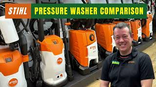 Watch this before you buy your next pressure washer Stihl Pressure Washer comparison [upl. by Neelcaj]