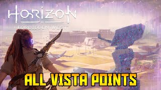 Horizon Forbidden West  All 9 Vista Point Locations Guide [upl. by Leunamne]