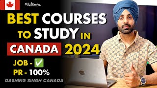 The Best 6 Courses to Study in Canada for International Students 2024  Latest Video [upl. by Urata]