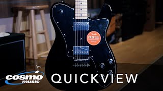 Squier Affinity Series Telecaster Deluxe in Black Quickview  Cosmo Music [upl. by Howund]