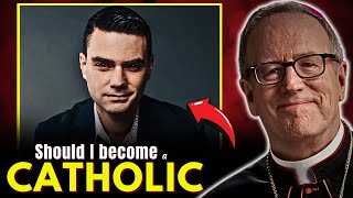 Did Bishop BARRON convert BEN SHAPIRO to CATHOLICISM [upl. by Hsot]