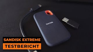 SanDisk Extreme Portable SSD Review  die SCHNELLSTE SSD für Videofilmer [upl. by Eob]