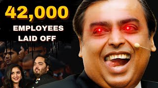 Reliance Industries laid off 42000 employees in FY24 Why रिलायंस ने 42000 कर्मचारी क्यों निकाले [upl. by Oiluarb]