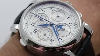 A Lange amp Sohne 1815 Rattrapante Perpetual Calendar 421025 Watch Review [upl. by Spancake]