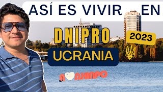 ¿Cómo fue visitar Dnipro en Ucrania 🟡🔵No dormí por las sirenas 🔔 [upl. by Hillier31]