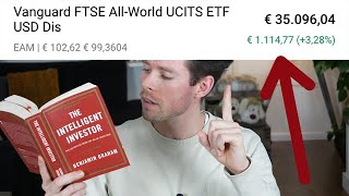 €10000month in Vanguard FTSE AllWorld UCITS ETF VWRL  IE00B3RBWM25 [upl. by Nosnah]