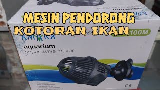 Wave Maker solusi membersihkan kotoran ikan yang bandel [upl. by Lednor677]