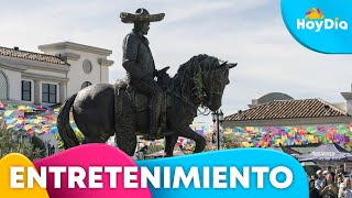 Vicente Fernández Doña Cuquita inauguró un monumento en su honor  Hoy Día  Telemundo [upl. by Kraul80]