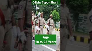 Odisha Police ConstableSepoy Recruitment 2024 for 10th pass  No Fee Check eligibility age dates [upl. by Mozes]