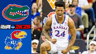 Florida vs Kansas l College Hoops 2K25 Simulation [upl. by Coady]