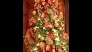 How to Decorate a wonderful Christmas tree Very easy DIY [upl. by Attennhoj]