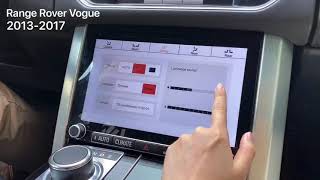 10quot inch Unit with touch screen air conditioner climate control  Range Rover Vogue L405 20132017 [upl. by Handel341]