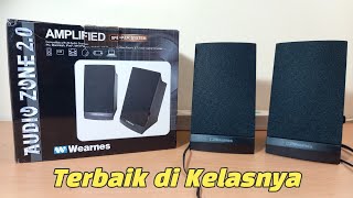 Speaker Aktif Terbaik di Harga 40 Ribuan Wearnes PS216 Stereo with AC Power 220V [upl. by Jarrod]