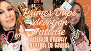 😱💖MARAVILLOSO DUPE DEVOTION INTENSE Y BLACK FRIDAY ACQUA DI GABIA15 EXTRA CÓDIGO VANESA🎁 [upl. by Darci]