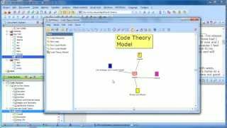 2012 MAXQDA 10 and MAXQDA 11 MAXMaps  Code Theory Model [upl. by Josephine]